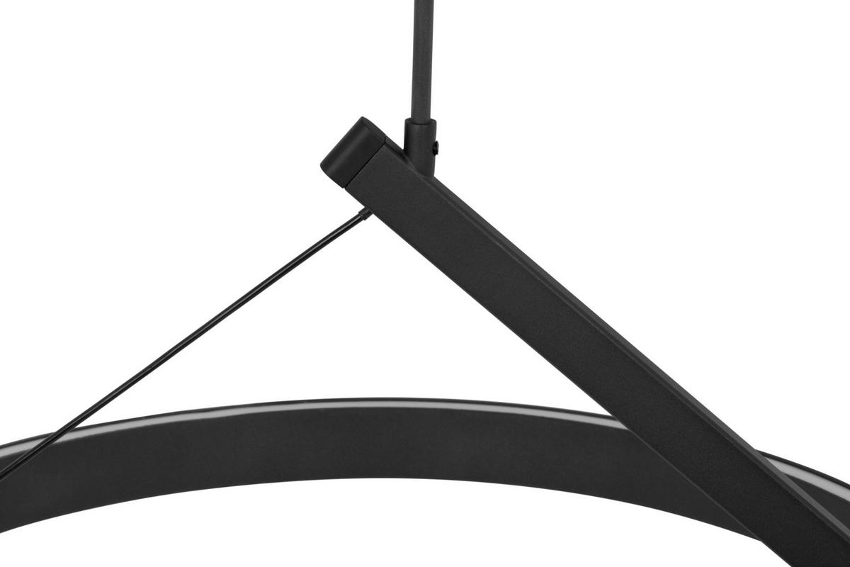 LED-HÄNGELEUCHTE 45/150 cm  - Schwarz, Design, Metall (45/150cm) - Dieter Knoll