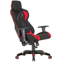 GAMING STOLICA  crvena, crna  metal, plastika, tekstil  - crna/crvena, Design, metal/tekstil (67/130(140)/68cm) - Xora