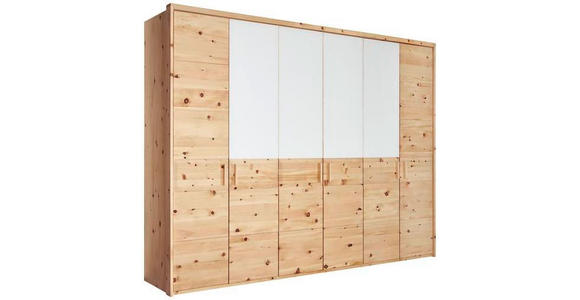 DREHTÜRENSCHRANK  in Zirbelkieferfarben  - Zirbelkieferfarben, Natur, Holz (298/225/61cm) - Valnatura