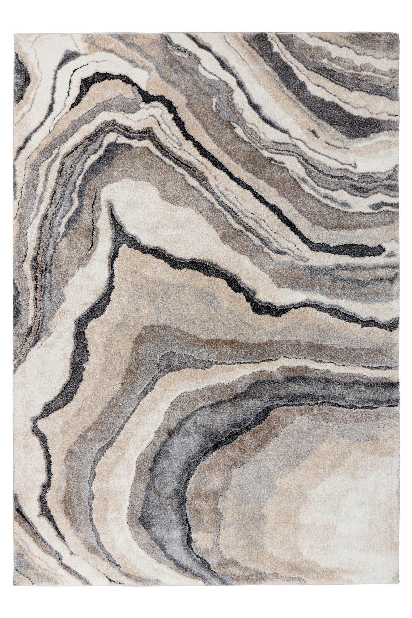 FLACHWEBETEPPICH 140/200 cm Grau rechteckig  - Grau, Basics, Textil (140/200cm) - Kayoom