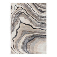 FLACHWEBETEPPICH 140/200 cm Grau rechteckig  - Grau, Basics, Textil (140/200cm) - Kayoom