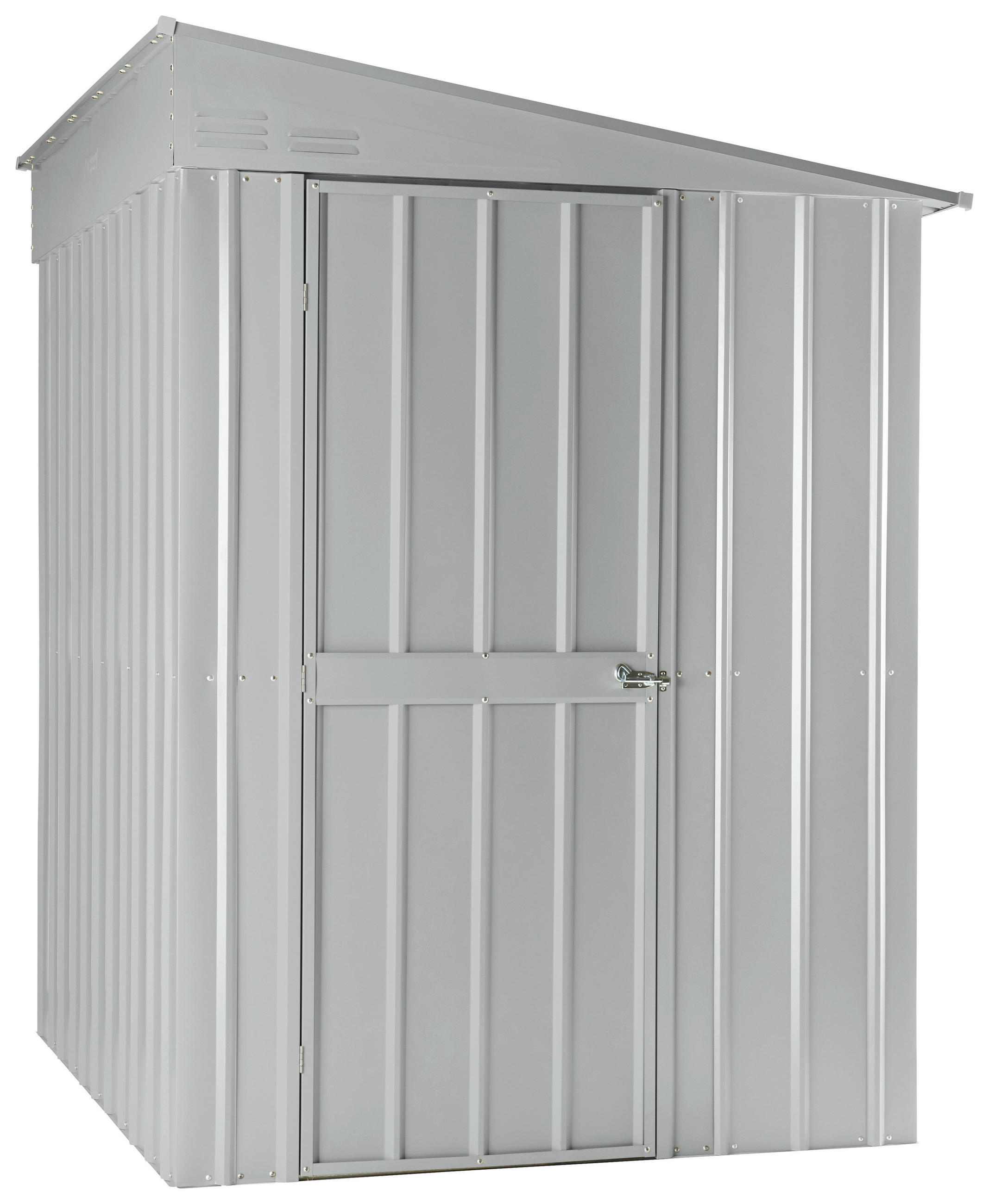 GERÄTEHAUS 155/203/180 cm  - Silberfarben, Basics, Metall (155/203/180cm)