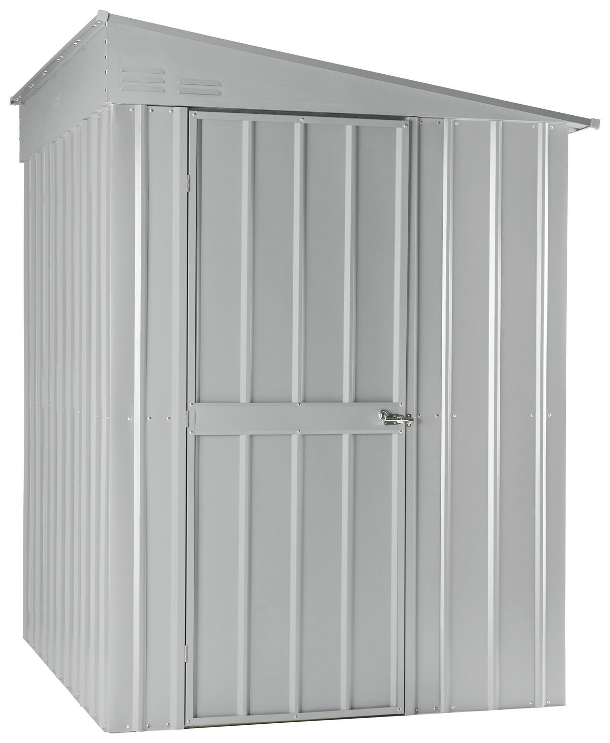 GERÄTEHAUS 155/203/180 cm  - Silberfarben, Basics, Metall (155/203/180cm)