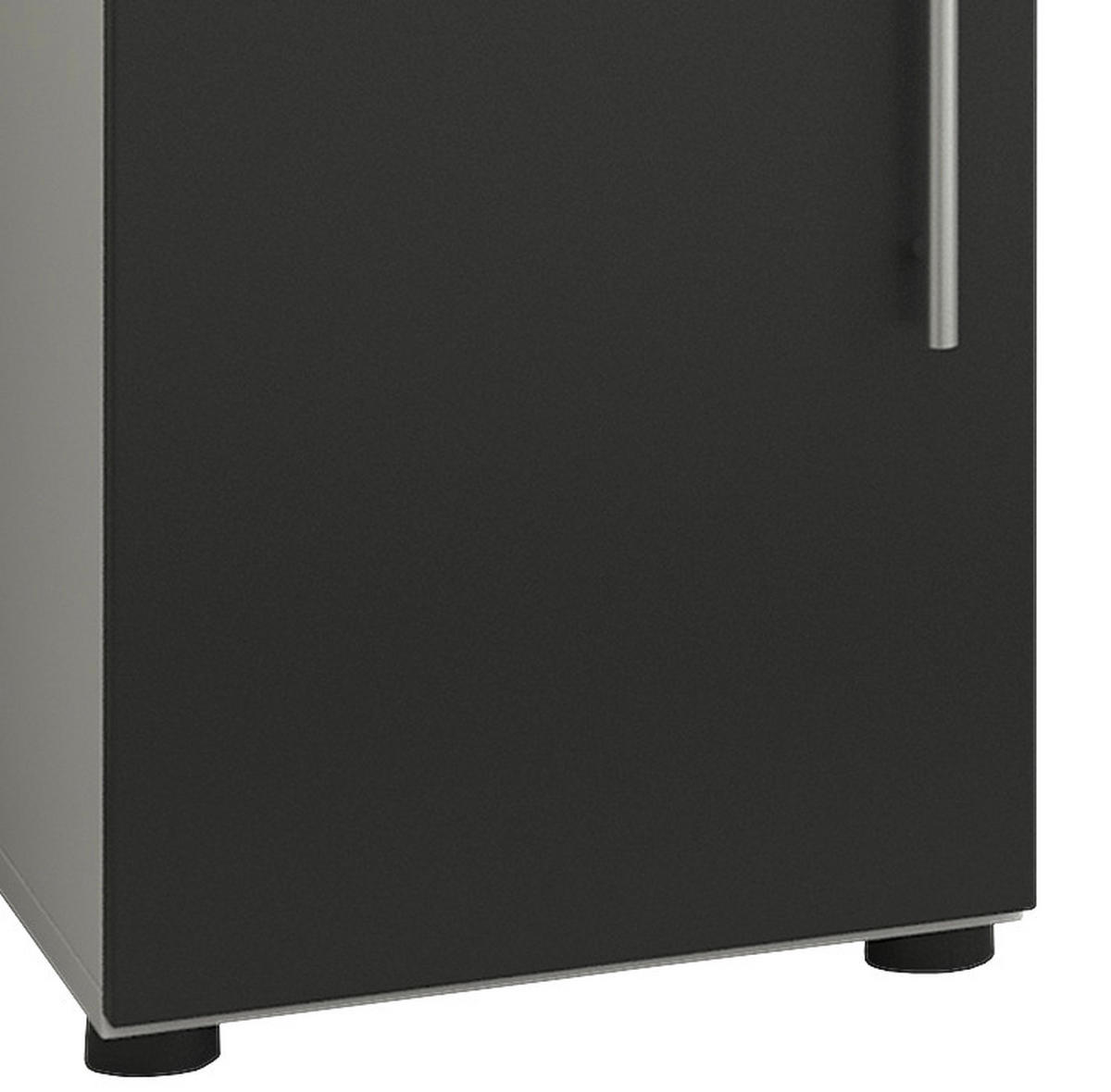 UNTERSCHRANK in   - Weiss/Silberfarben, Konventionell, Holzwerkstoff/Kunststoff (31/93/30cm) - MID.YOU