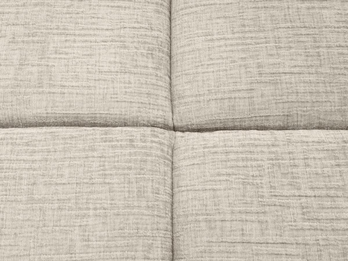 KANAPÉÁGY textil bézs  - bézs/fekete, Design, műanyag/textil (241/90/106cm) - MID.YOU