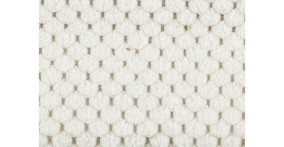 ECKSOFA in Velours Creme 236/326 cm - Creme/Schwarz, Design, Kunststoff/Textil (236/326cm) - Xora