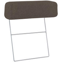 NACKSTÖD i flatväv  - brun/rostfärgad, Design, metall/textil (58/59/15cm) - Pure Home Comfort