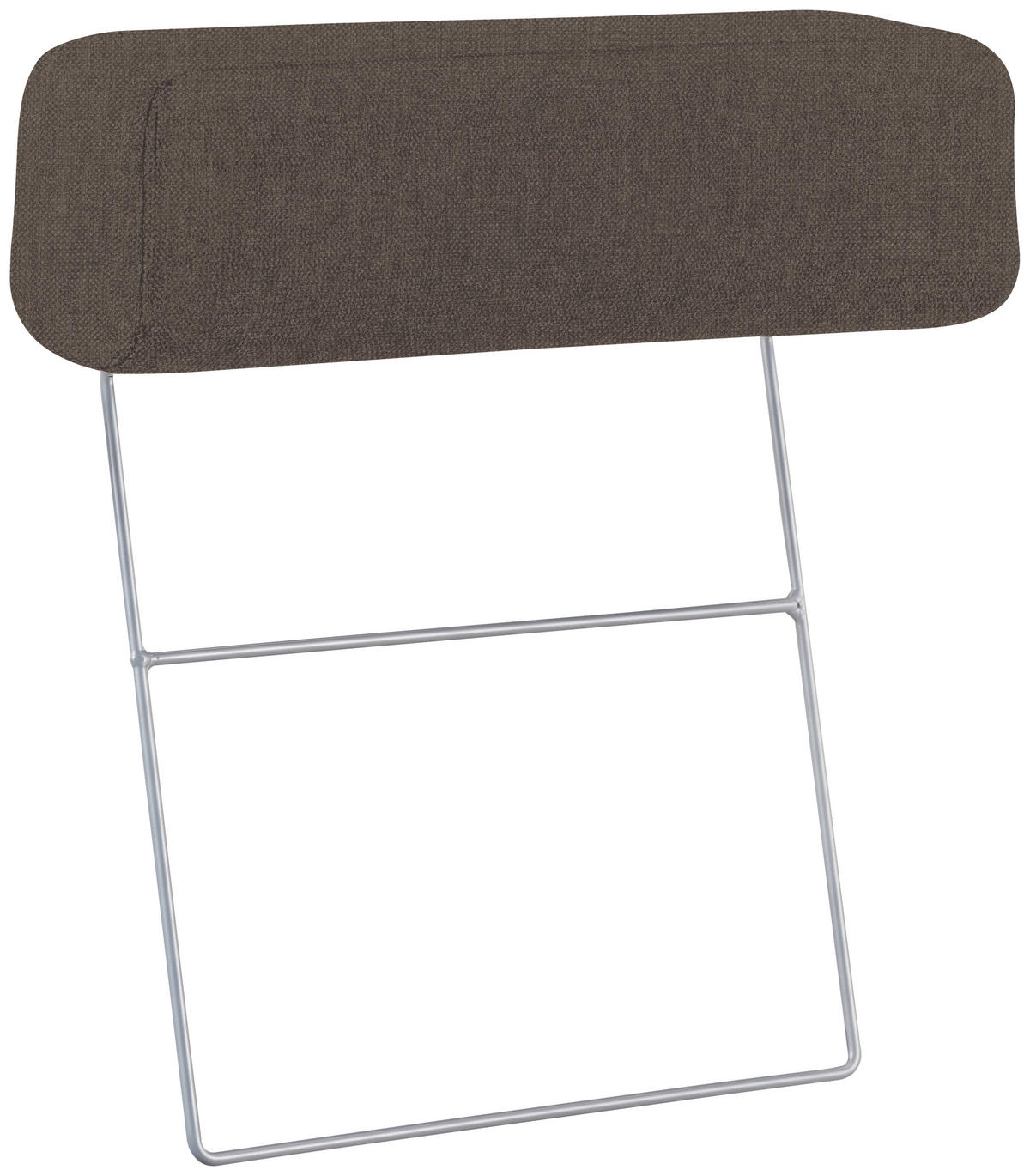 NACKSTÖD i flatväv  - brun/rostfärgad, Design, metall/textil (58/59/15cm) - Pure Home Comfort