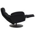 RELAXSESSEL in Leder Schwarz  - Schwarz, Design, Leder/Metall (76/108/86cm) - Dieter Knoll