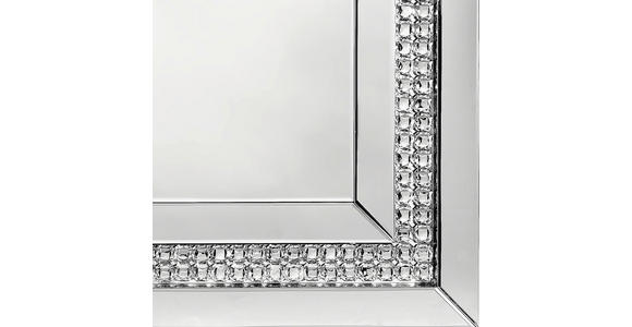 WANDSPIEGEL 80/120/4,5 cm    - Silberfarben, LIFESTYLE, Glas/Holzwerkstoff (80/120/4,5cm) - Xora