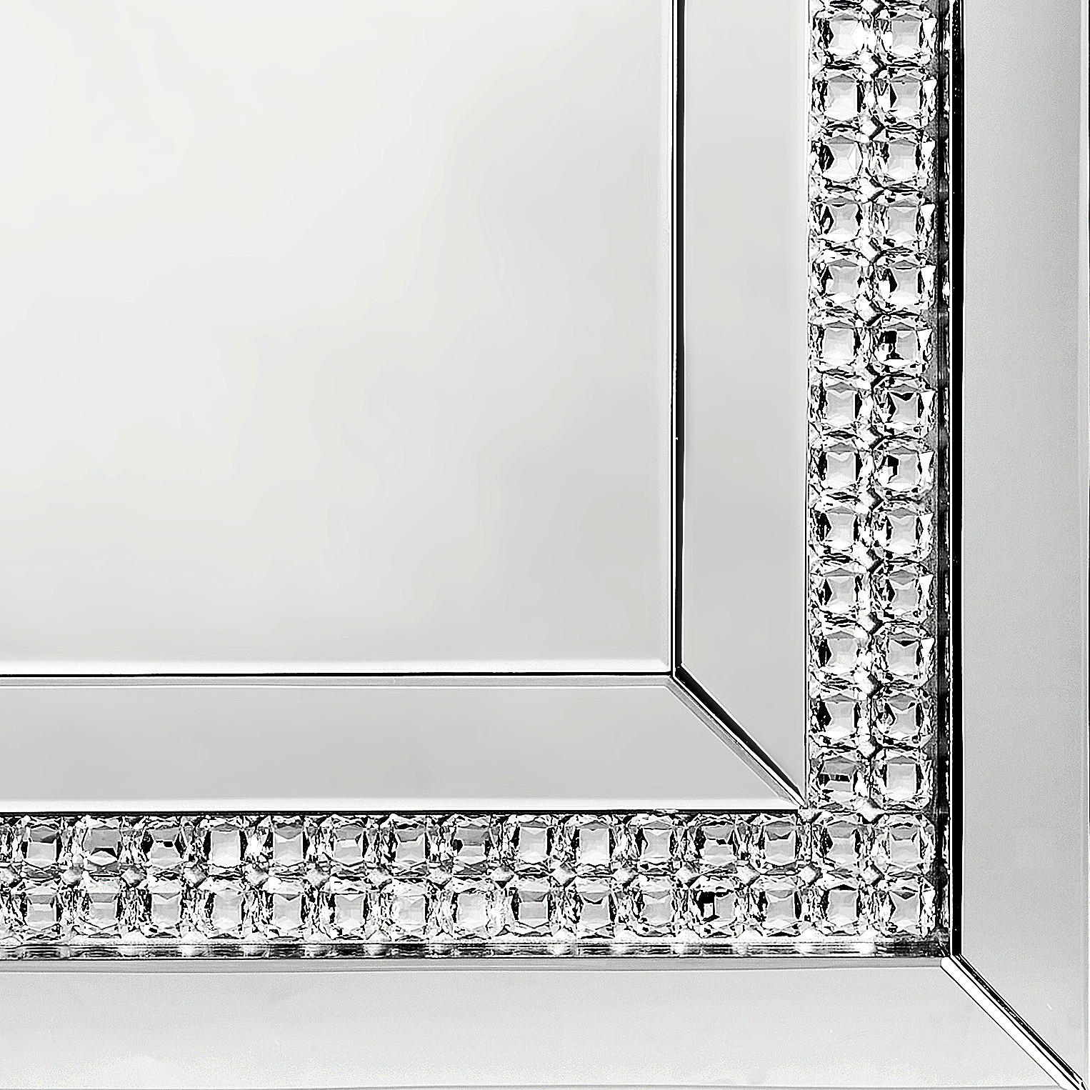 WANDSPIEGEL Silberfarben  - Silberfarben, LIFESTYLE, Glas/Holzwerkstoff (80/120/4,5cm) - Xora