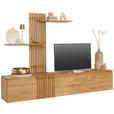 WOHNWAND  in Eichefarben  248.8/163/44 cm  - Eichefarben, Natur, Holz (248.8/163/44cm) - Linea Natura