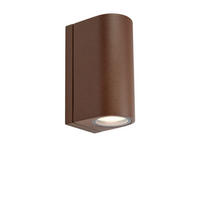 AUßENWANDLEUCHTE Alor 7/16/9 cm  - Braun, Basics, Kunststoff/Metall (7/16/9cm) - Markslöjd