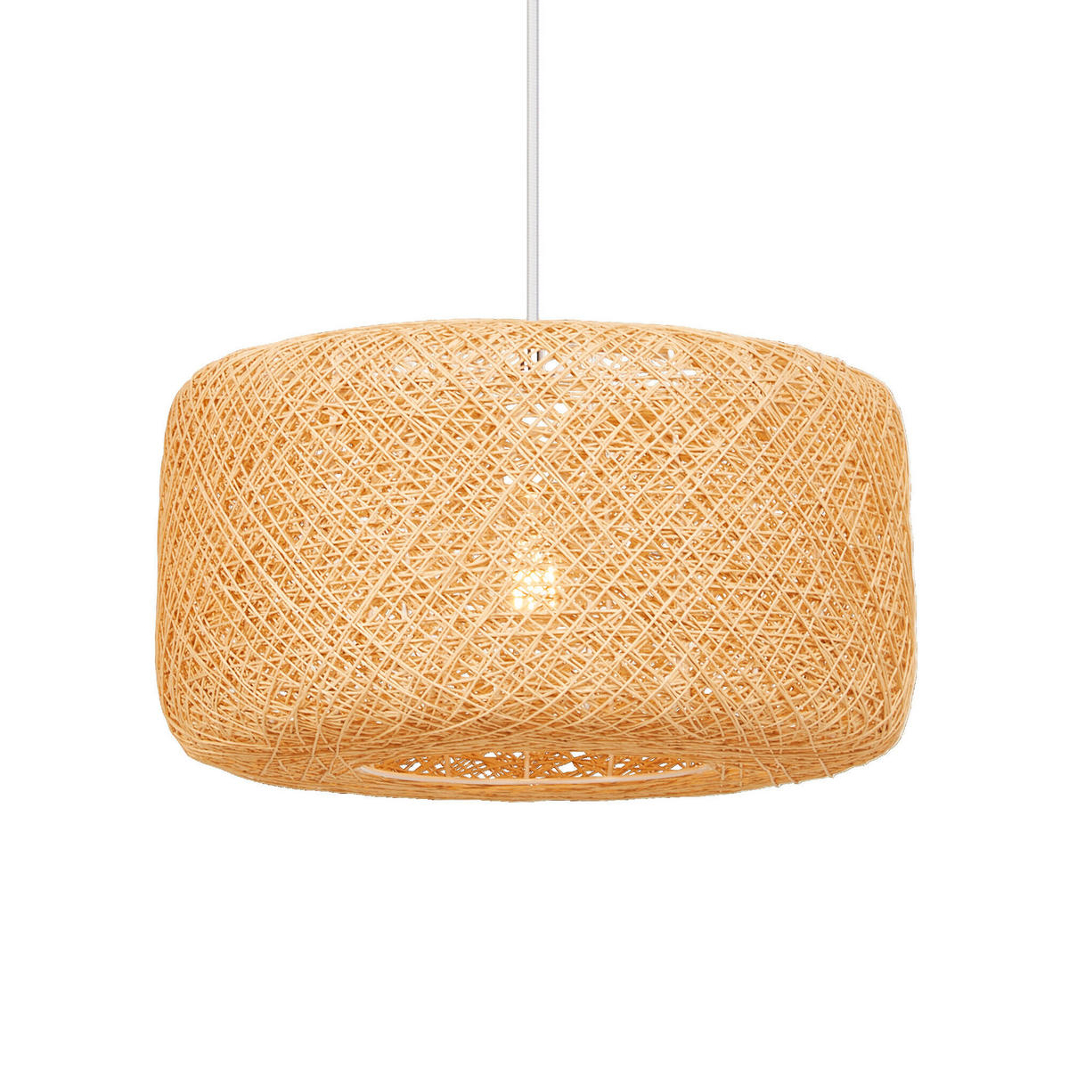 PENDELLEUCHTE 40/150 cm  - Beige, Natur, Papier/Metall (40/150cm) - Ledvance