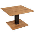 COUCHTISCH in Holz, Holzwerkstoff 75/75/47-65 cm - Eichefarben/Graphitfarben, Natur, Holz/Holzwerkstoff (75/75/47-65cm) - Venda