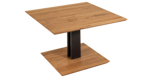 COUCHTISCH in Holz, Holzwerkstoff 75/75/47-65 cm - Eichefarben/Graphitfarben, Natur, Holz/Holzwerkstoff (75/75/47-65cm) - Venda