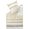 WENDEBETTWÄSCHE E-Logo Stripe beige Satin 135/200 cm  - Beige, Design, Textil (135/200cm) - Esprit