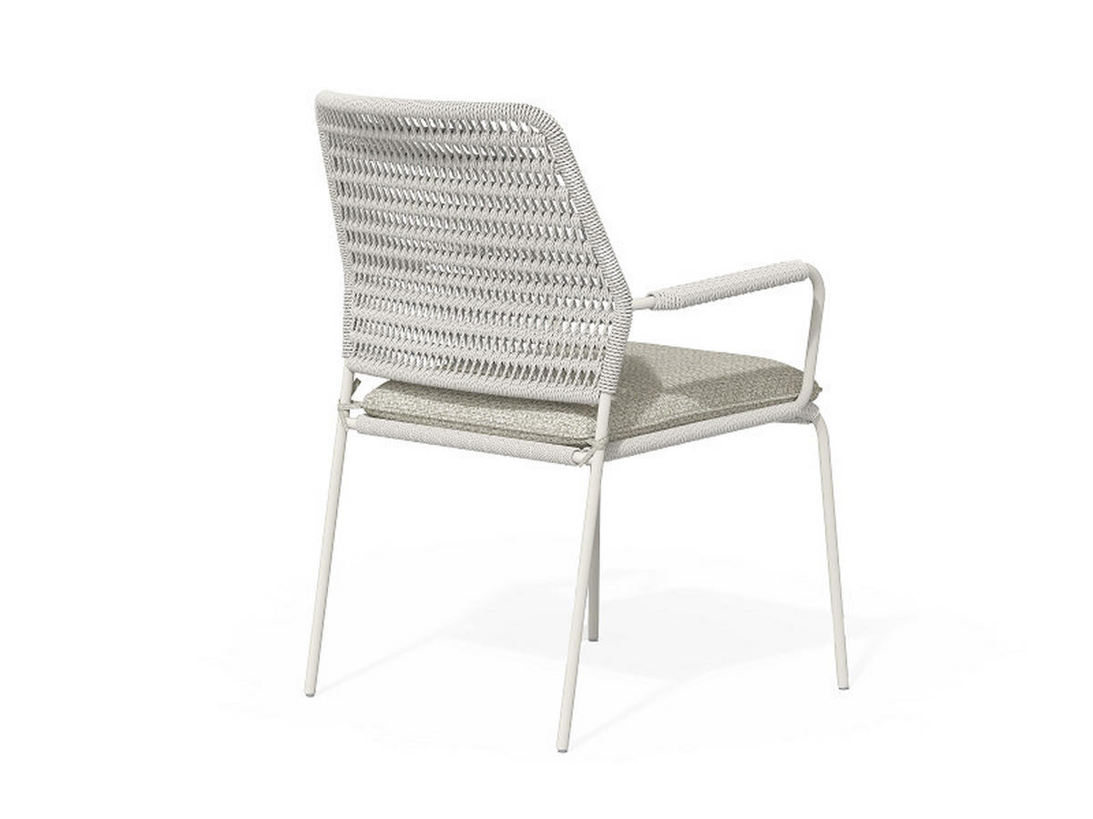 GARTENSTUHL Metall, Kunststoff, Textil Creme  - Creme, Basics, Kunststoff/Textil (59/87/67cm) - Tierra Outdoor