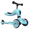 LAUFRAD/KINDERSCOOTER 2in1 Highwaykick 1  - Hellblau, Trend, Kunststoff/Metall (24/37/55cm) - Scoot and Ride