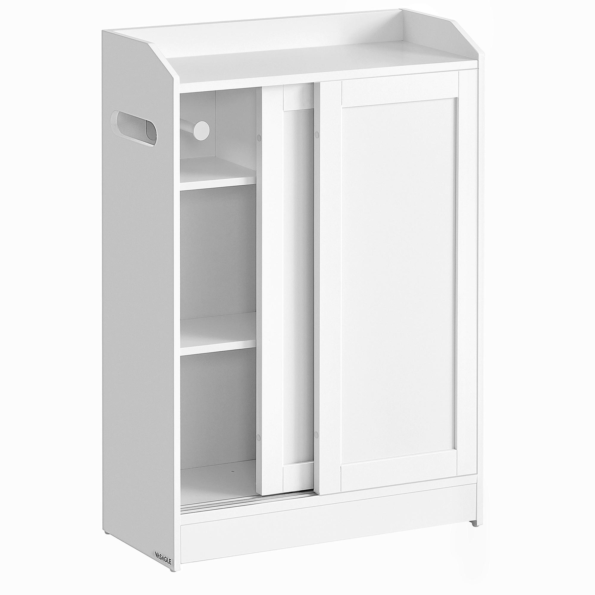 MIDISCHRANK 60/80/20 cm  - Weiß, MODERN, Holzwerkstoff/Metall (60/80/20cm) - MID.YOU