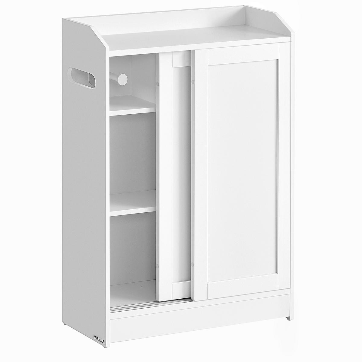 MIDISCHRANK 60/80/20 cm  - Weiß, MODERN, Holzwerkstoff/Metall (60/80/20cm) - MID.YOU