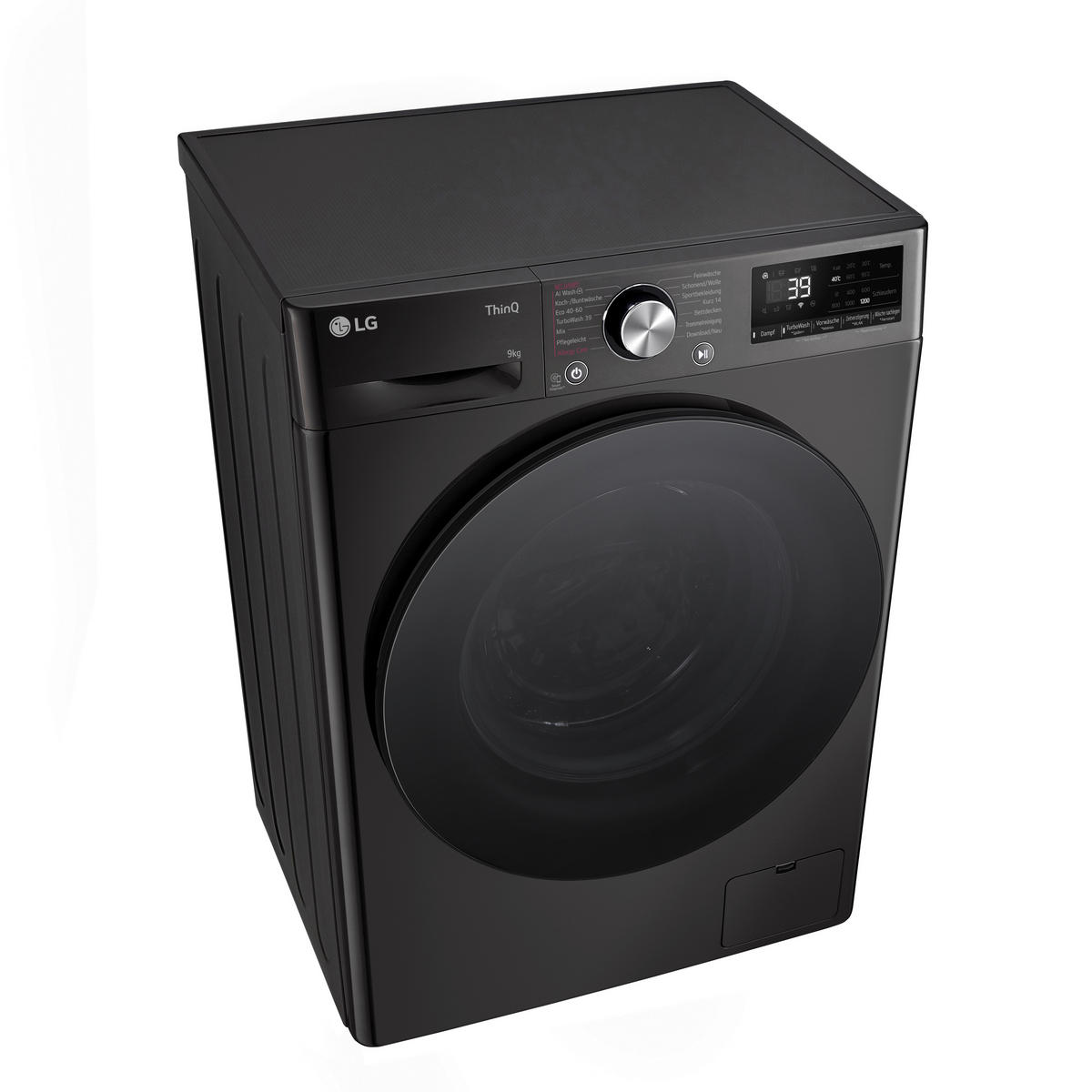 WASCHMASCHINE F2V7SLIM9B   - Schwarz, Basics, Metall (60/85/47,5cm) - LG