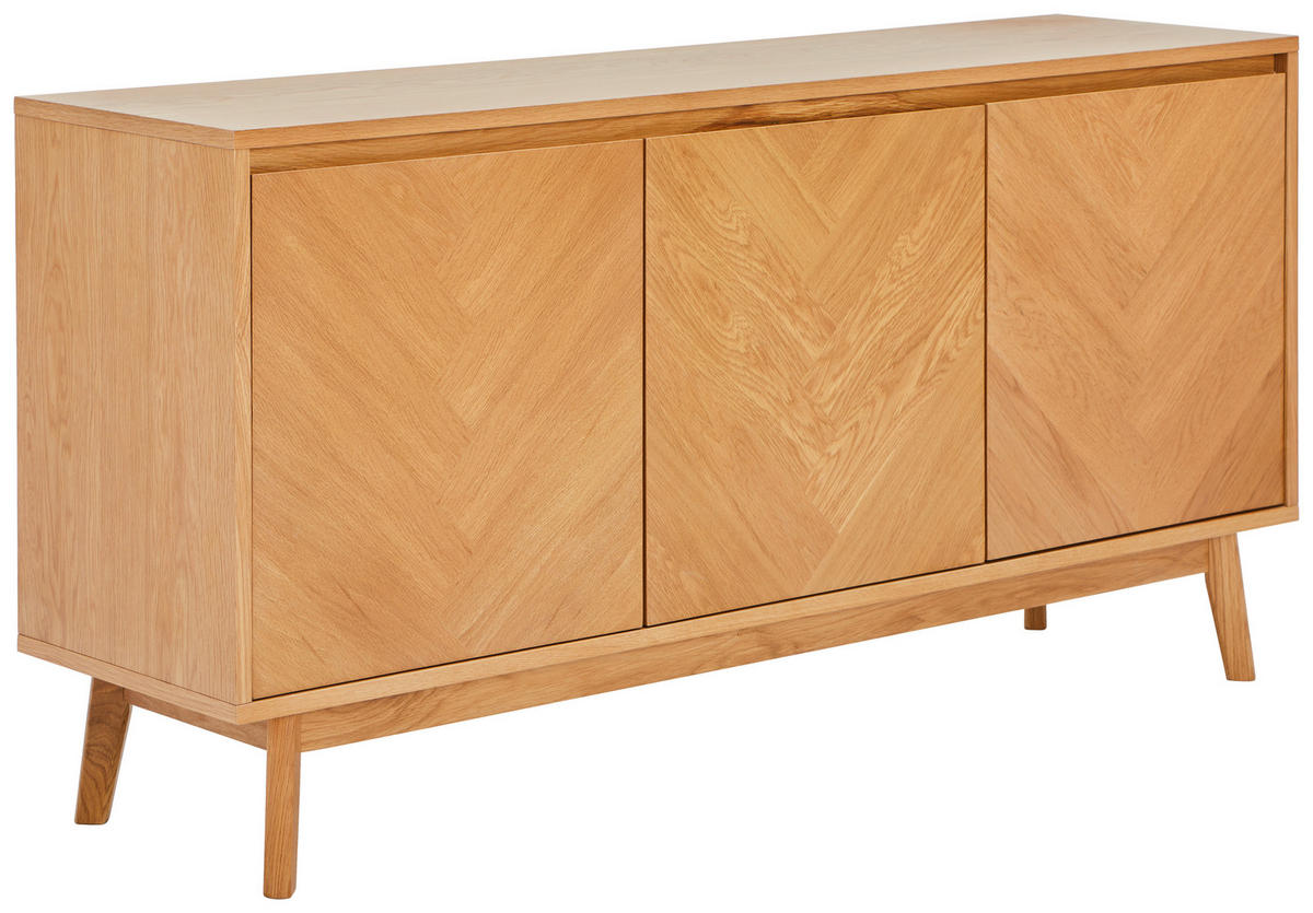 SIDEBOARD  in 150/75/40 cm  - Eichefarben, KONVENTIONELL, Holz/Holzwerkstoff (150/75/40cm) - MID.YOU