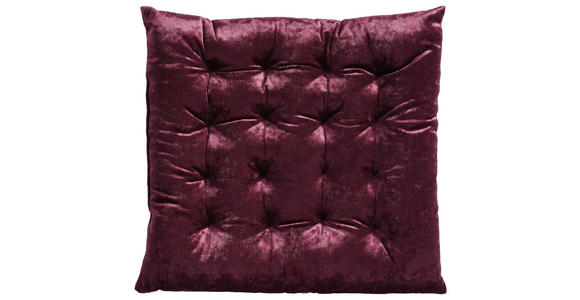 STUHLKISSEN - Aubergine, Design, Textil (40/40cm) - Ambiente