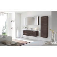 BADEZIMMER  in  - Dunkelbraun/Weiß, Design, Glas/Keramik - Leonardo Living