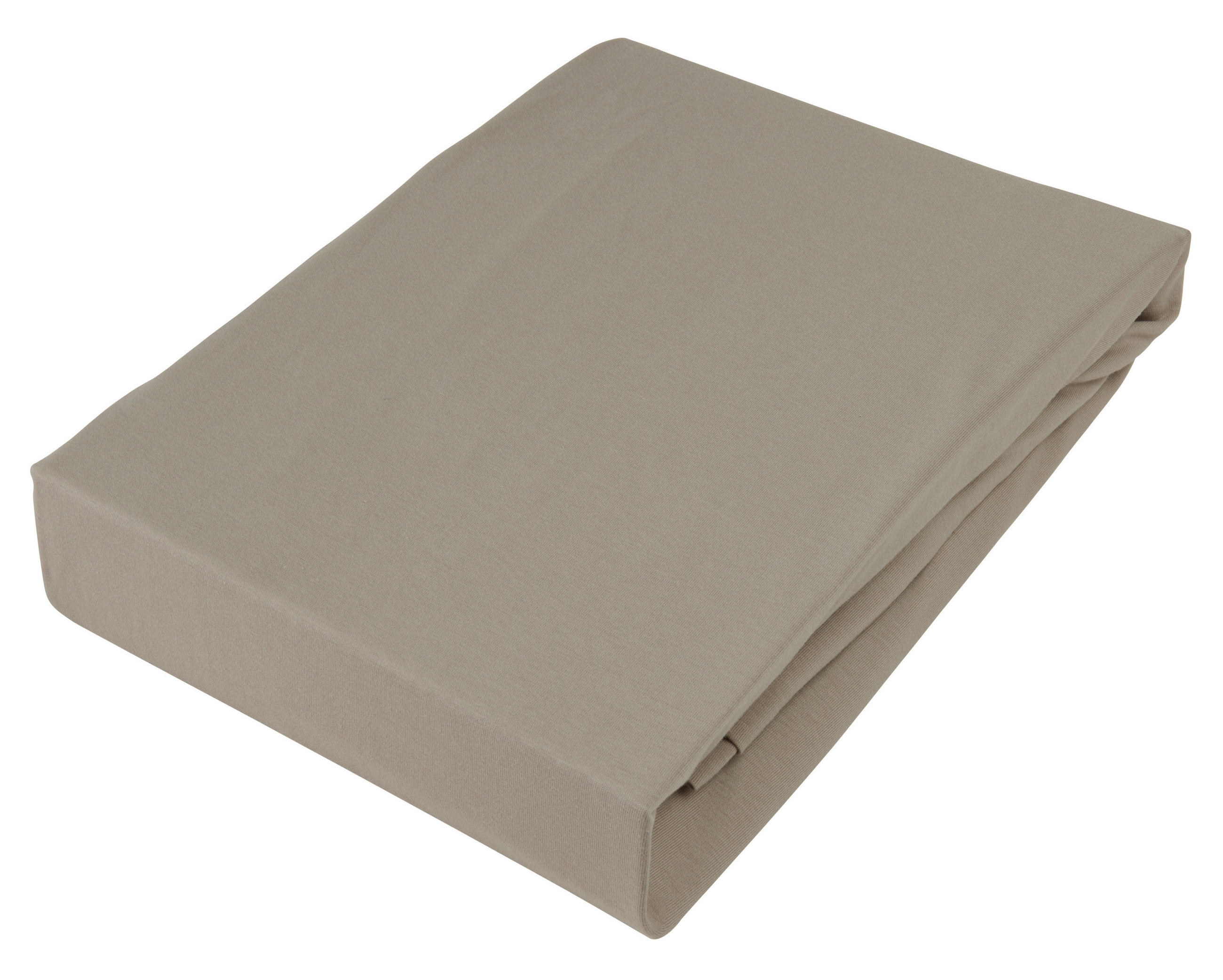 Novel BOXSPRINGOVÉ PROSTĚRADLO, žerzej, šedohnědá, 90/220 cm