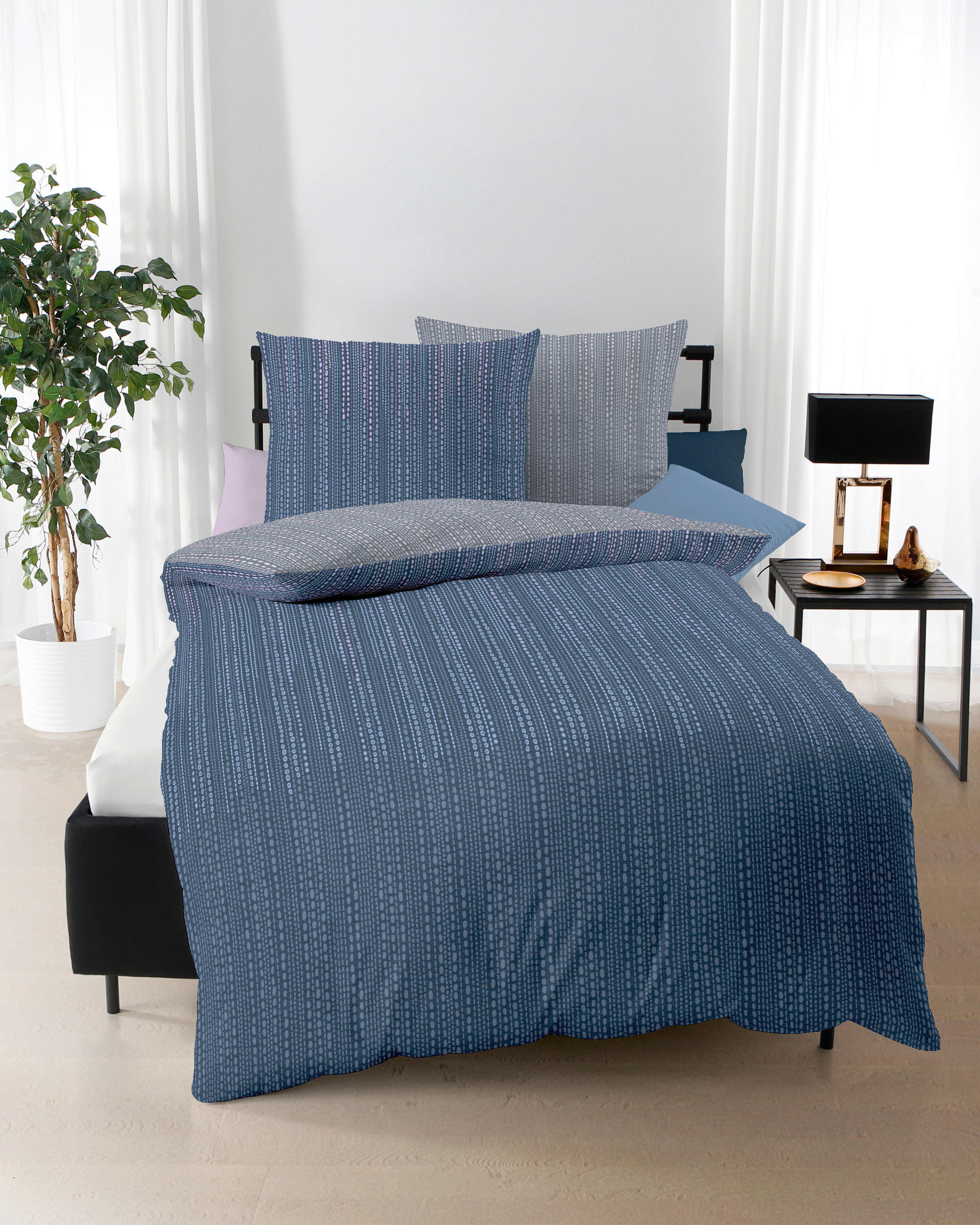 POSTELJNINA VERTIGO 200/200 cm saten rjava  - rjava, Konvencionalno, tekstil (200/200cm) - Kaeppel