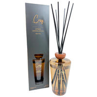 DIŠAVA ZA PROSTOR  - črna/prozorno, Basics, steklo/les (800ml)