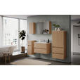 MIDISCHRANK 60/131/35 cm  - Sandfarben/Eichefarben, KONVENTIONELL, Holzwerkstoff/Kunststoff (60/131/35cm) - Xora