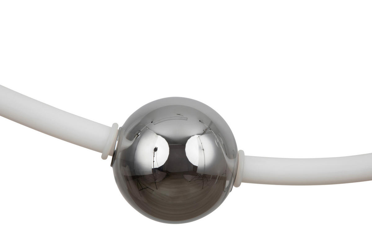 LED-HÄNGELEUCHTE Stribor 330 cm   - Klar/Schwarz, LIFESTYLE, Glas/Metall (330cm) - Novel