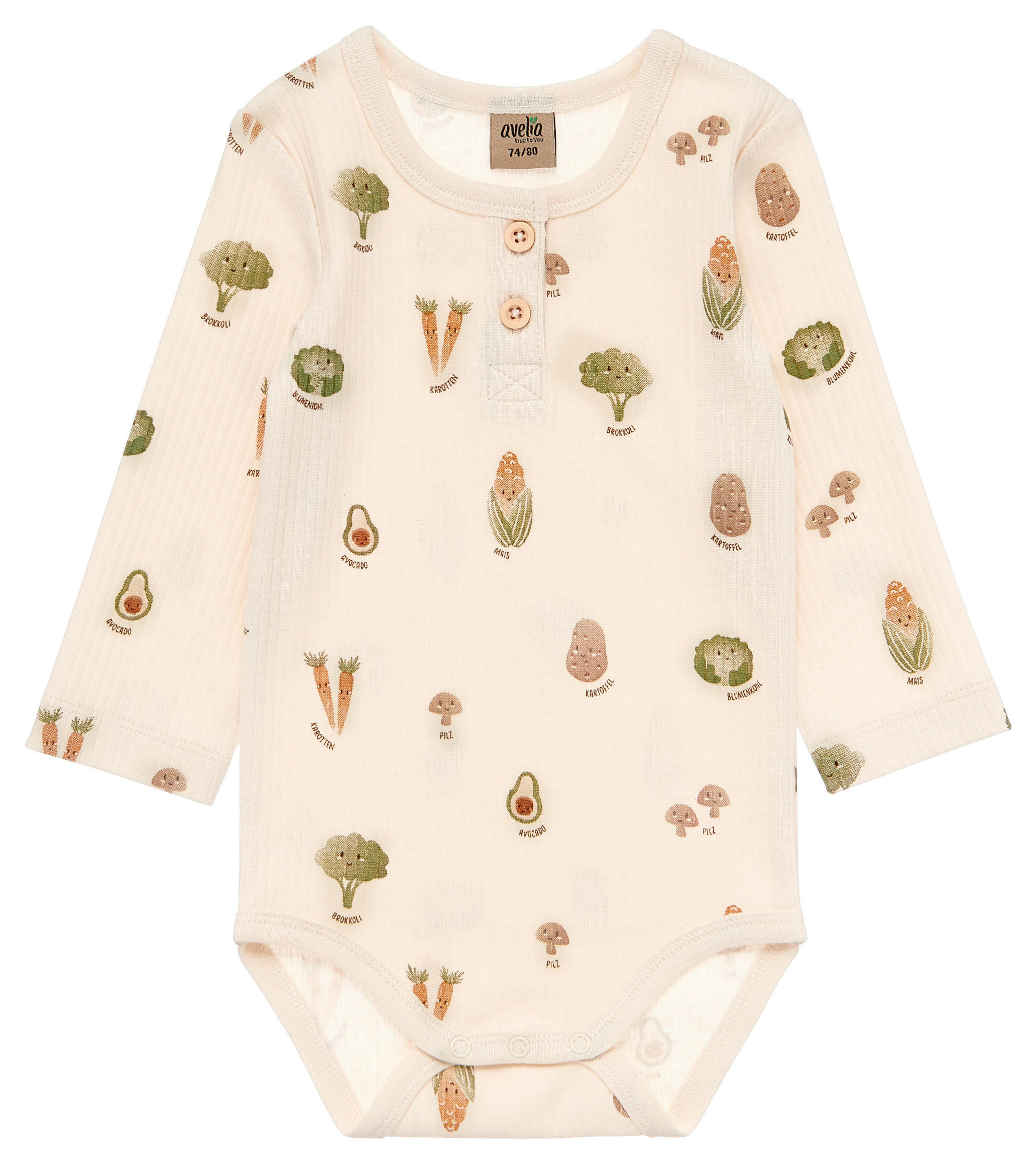 BABYBODY  - Creme, Basics, Textil (74/80null) - Avelia