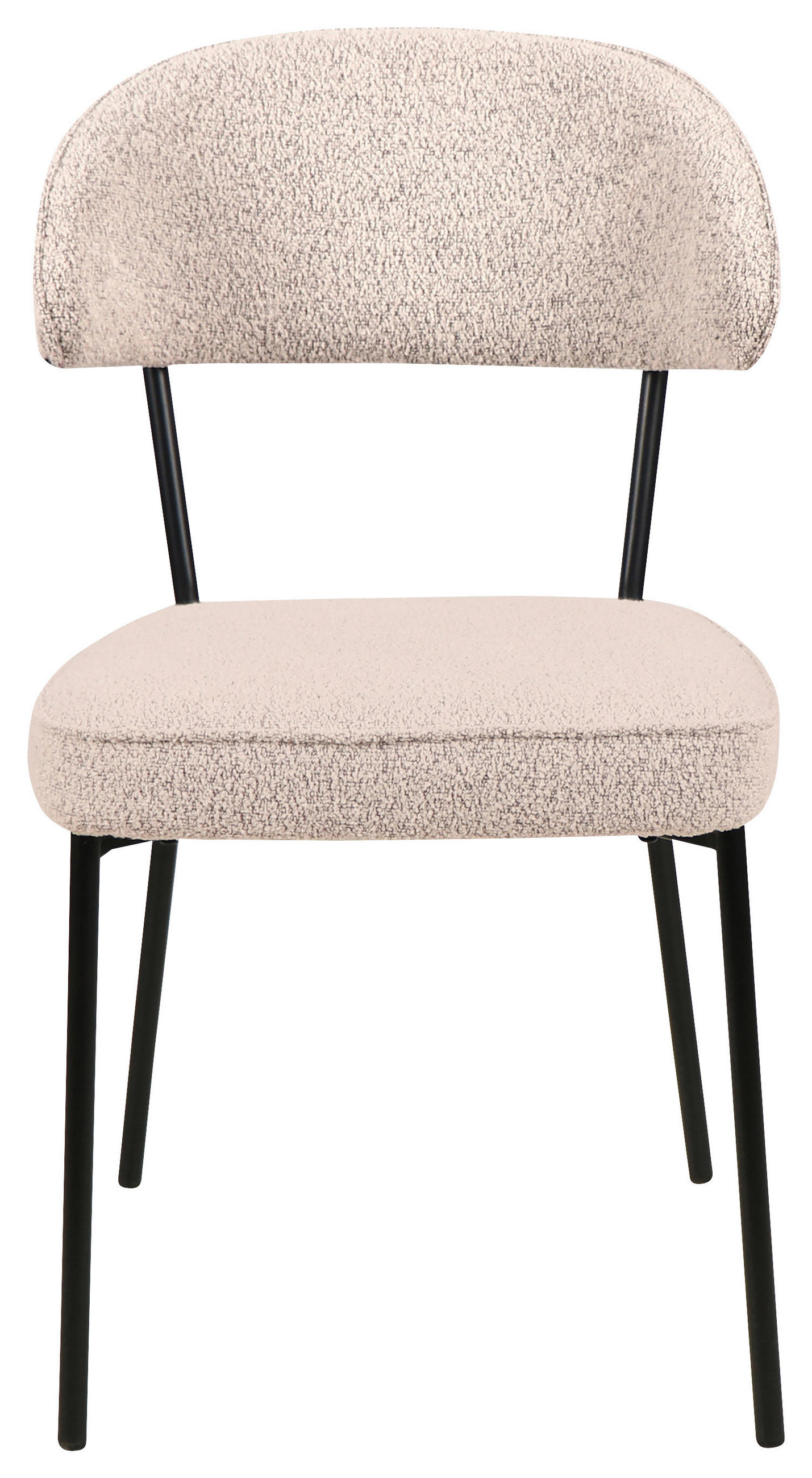 STOLICA  pink  drvo, metal, tekstil      - pink/crna, Design, drvo/metal (46/83,5/58cm) - Hom`in