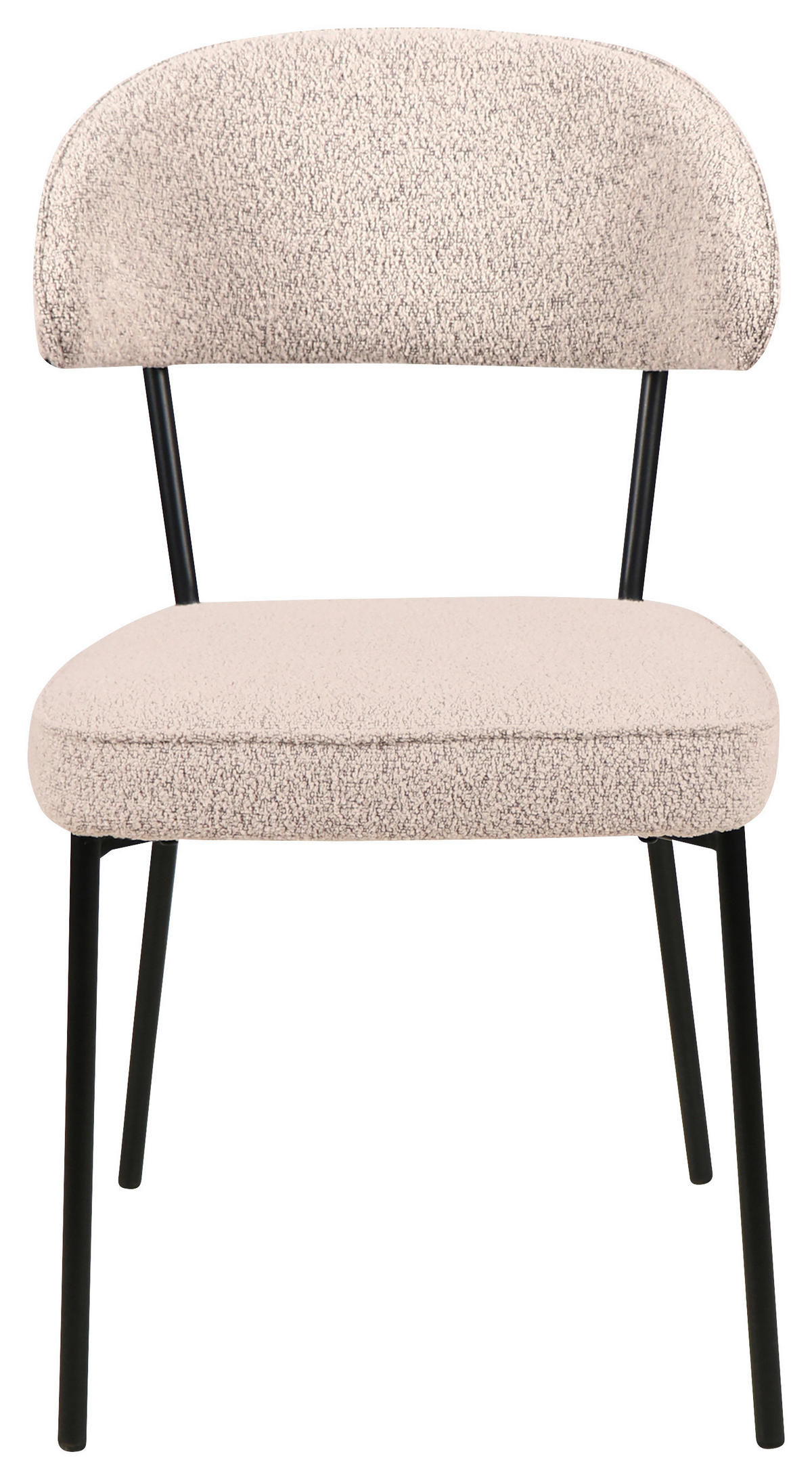 STOL, les, kovina, tekstil pink  - pink/črna, Design, kovina/tekstil (46/83,5/58cm) - Hom`in