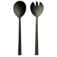 BESTECK-SET RAW 2-teilig Edelstahl   - Schwarz, Basics, Metall - Aida