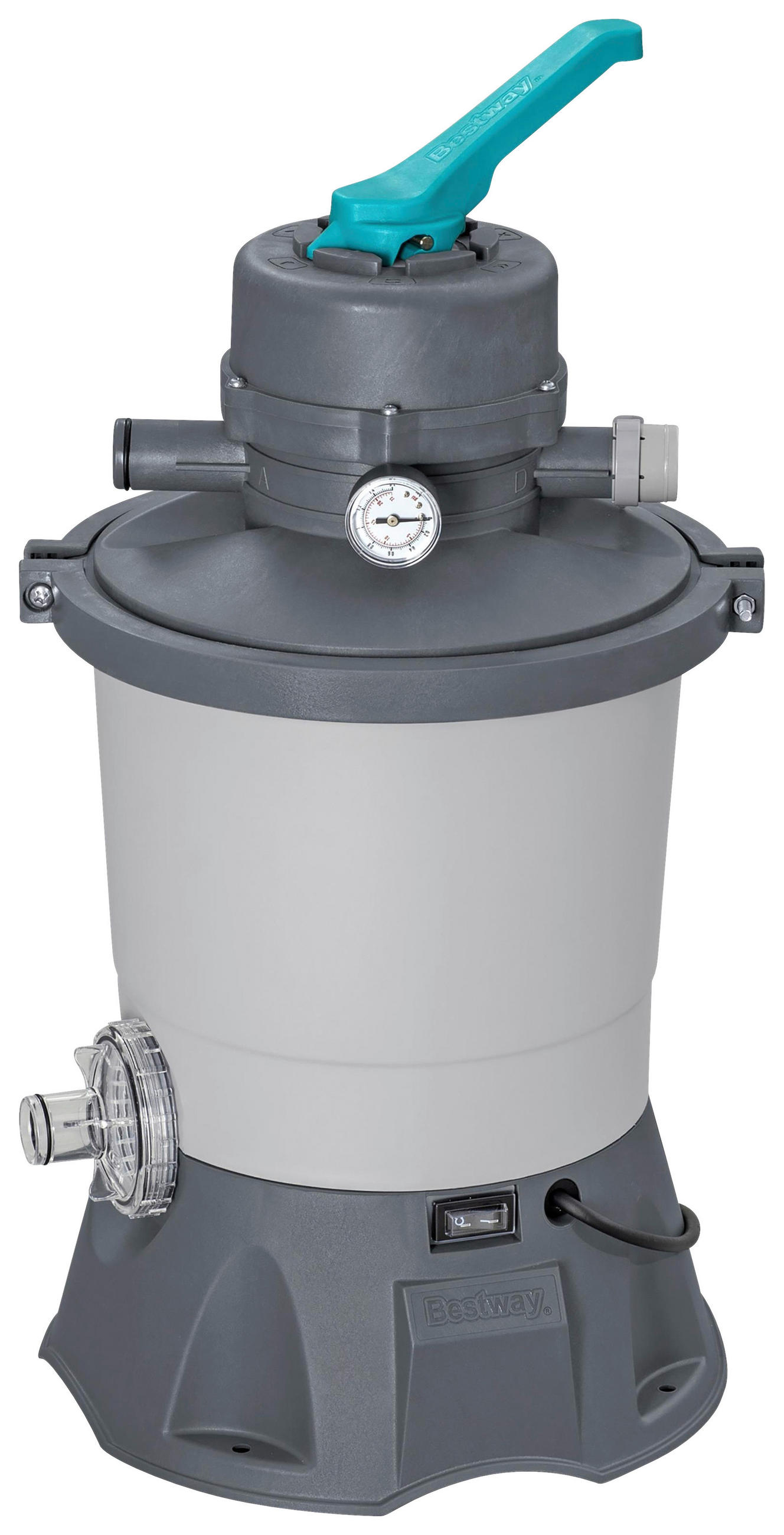 SANDFILTERPUMPE 58515  - Orange/Weiß, KONVENTIONELL, Kunststoff/Metall (30,6/30,6/62cm) - Bestway