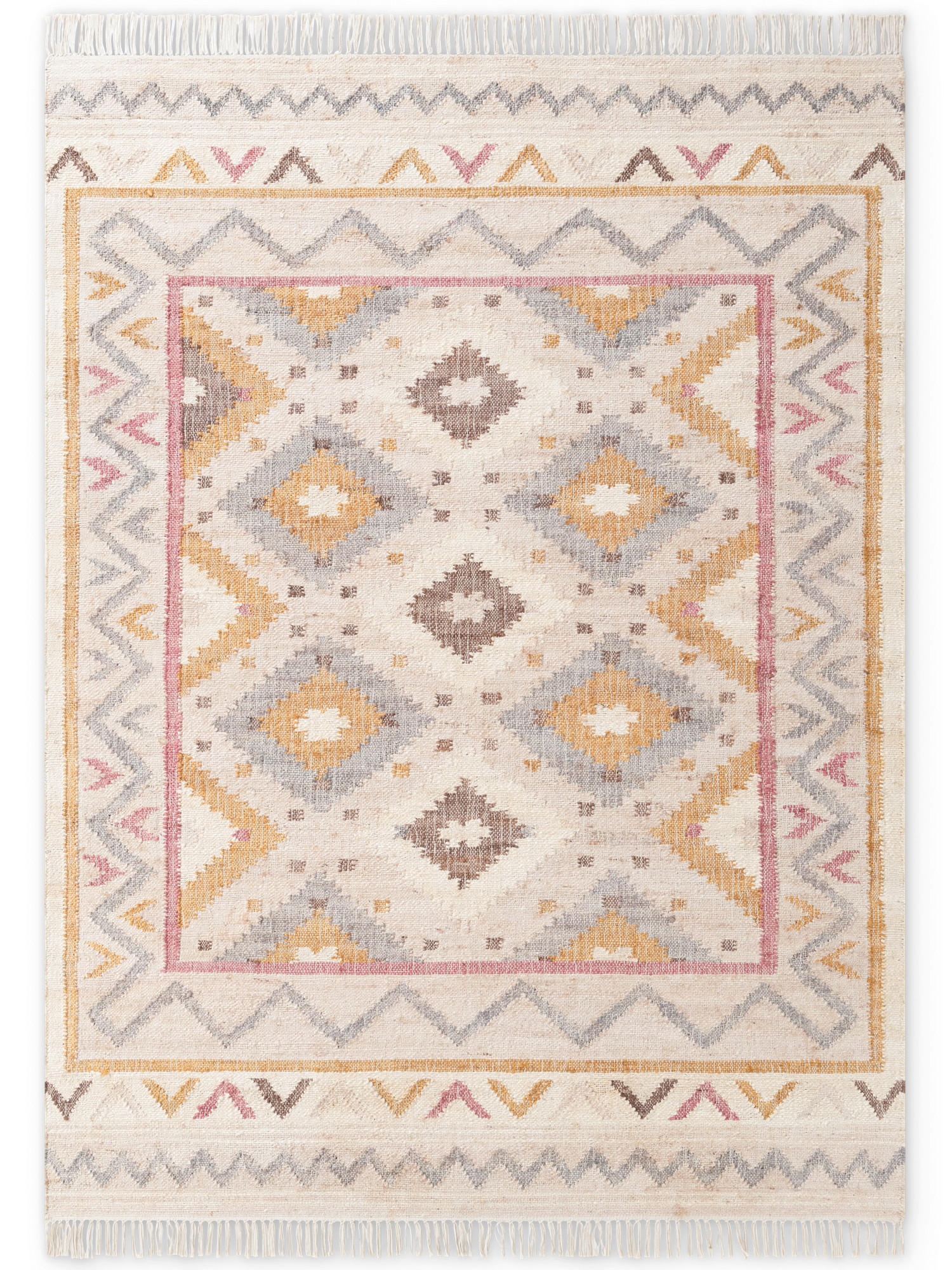 ORIENTTEPPICH 80/150 cm Roya Creme, Multicolor  - Multicolor/Creme, Basics, Textil (80/150cm) - Elle Decoration