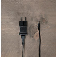 NETZADAPTER - Schwarz, Basics, Kunststoff (300cm) - X-Mas