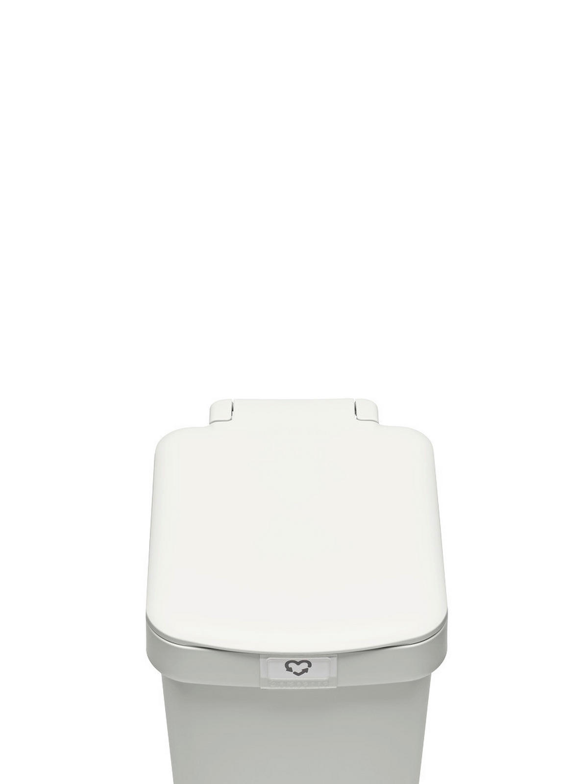 KOŠ ZA SMETI - bela, Basics, umetna masa (20.3/38.1/26.5cm) - Brabantia