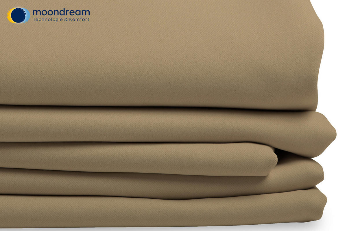 VERDUNKELUNGSVORHANG - Braun, Design, Textil (145/260cm)