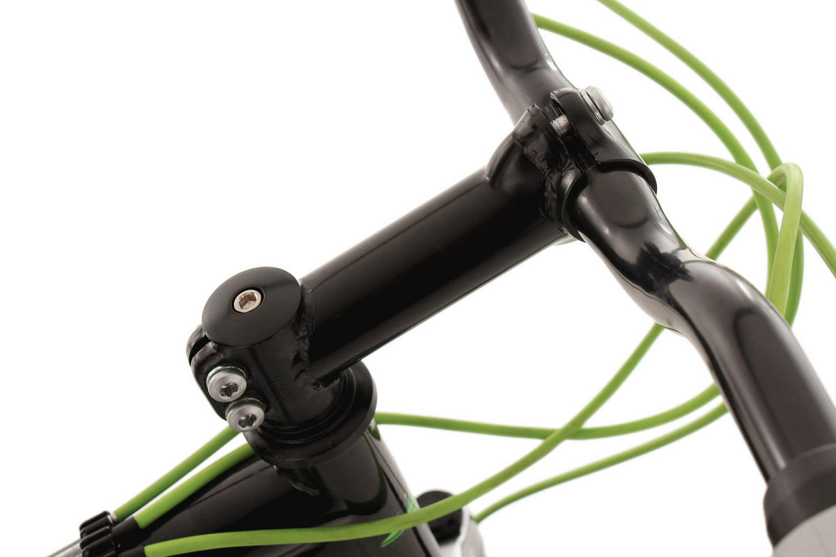 MOUNTAINBIKE 26 Zoll  - Schwarz/Grün, Basics, Metall - KS Cycling