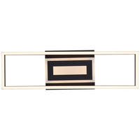 STROPNÉ LED SVIETIDLO, 4/55/16 cm - čierna, Basics, kov/plast (4/55/16cm)