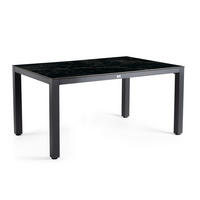 GARTENTISCH 160/90/74 cm Metall Anthrazit rechteckig  - Anthrazit, Basics, Kunststoff/Metall (160/90/74cm) - Tierra Outdoor