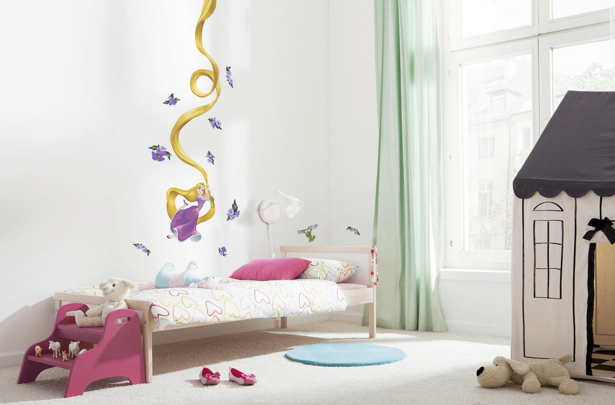 DEKOSTICKER Rapunzel  - LIFESTYLE, Kunststoff (100/70cm) - Disney
