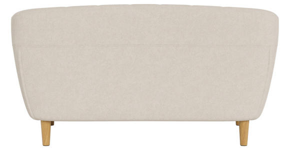 CHESTERFIELD-SOFA Flachgewebe Beige  - Eichefarben/Beige, Trend, Holz/Textil (150/78/84cm) - Ambia Home
