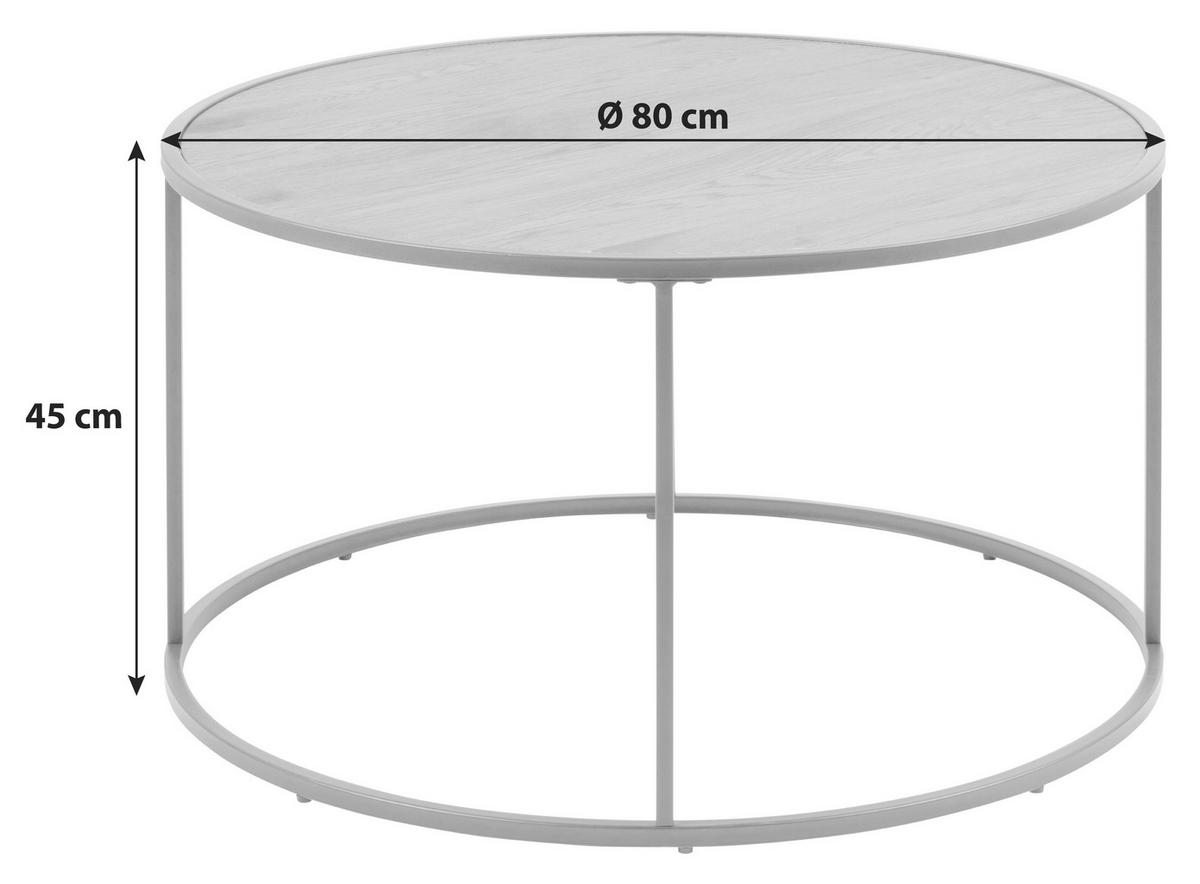 KONFERENČNÍ STOLEK, černá, barvy dubu, kov, kompozitní dřevo, 80/80/45 cm - černá/barvy dubu, Design, kov/kompozitní dřevo (80/80/45cm) - MID.YOU
