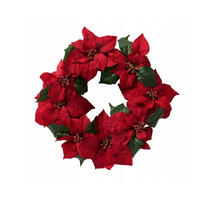 DEKOBLATT - Rot/Grün, Basics, Kunststoff (50/8cm) - Boltze Home